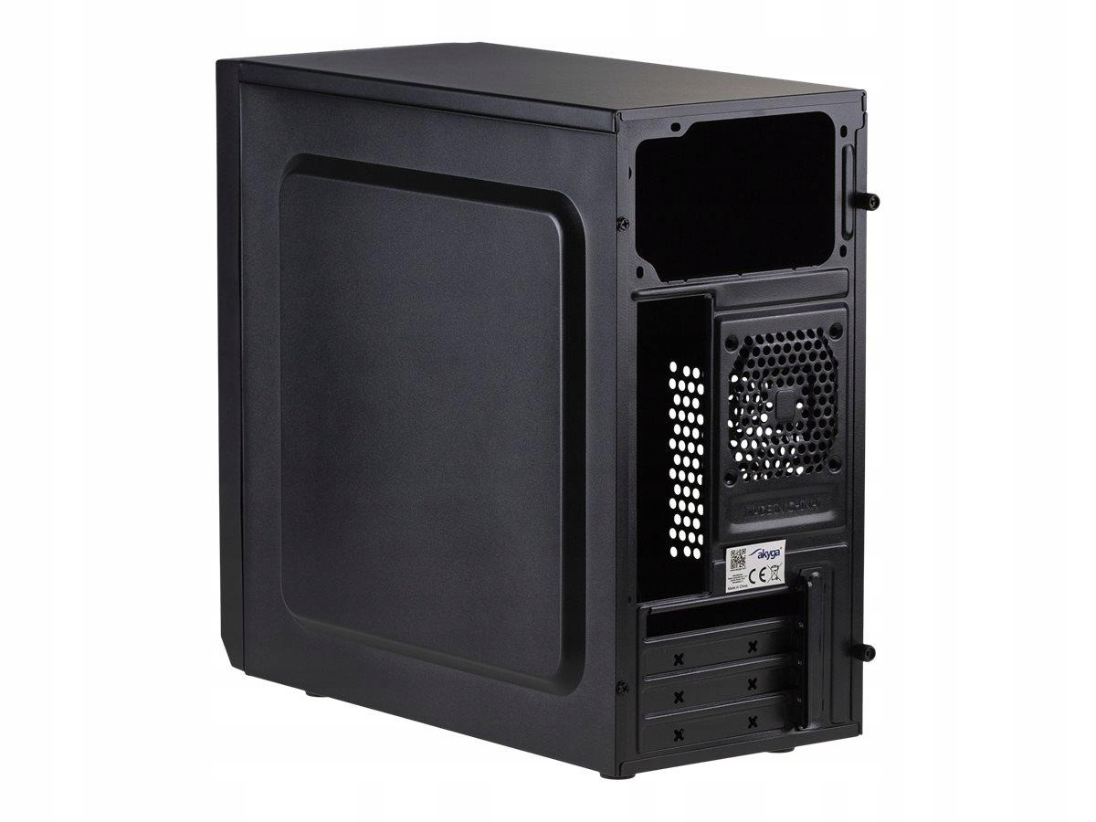 Akyga Obudowa Micro Atx AK17BK 2x Usb 3.0 czarna bez Psu