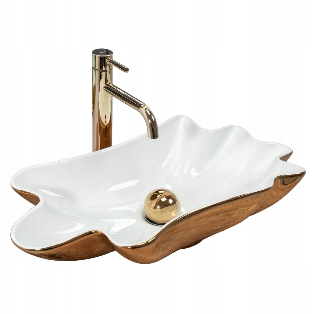 Umývadlo na dosku Infinity White Gold Rea -U3400) /po/