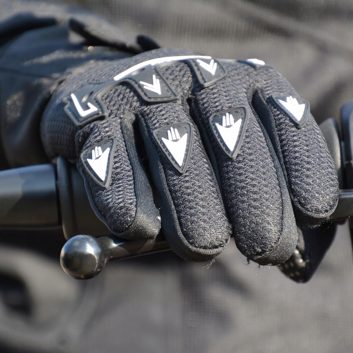 RĘKAWICE MOTOCYKLOWE LEKKIE LETNIE PRZEWIEWNE L/XL Rozmiar L