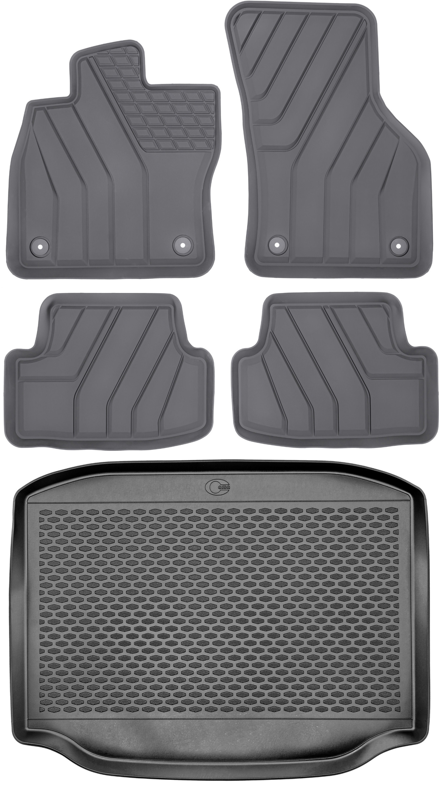 Seat Leon III Hatchback 2012-2019 Sada Gumové rohože rohož