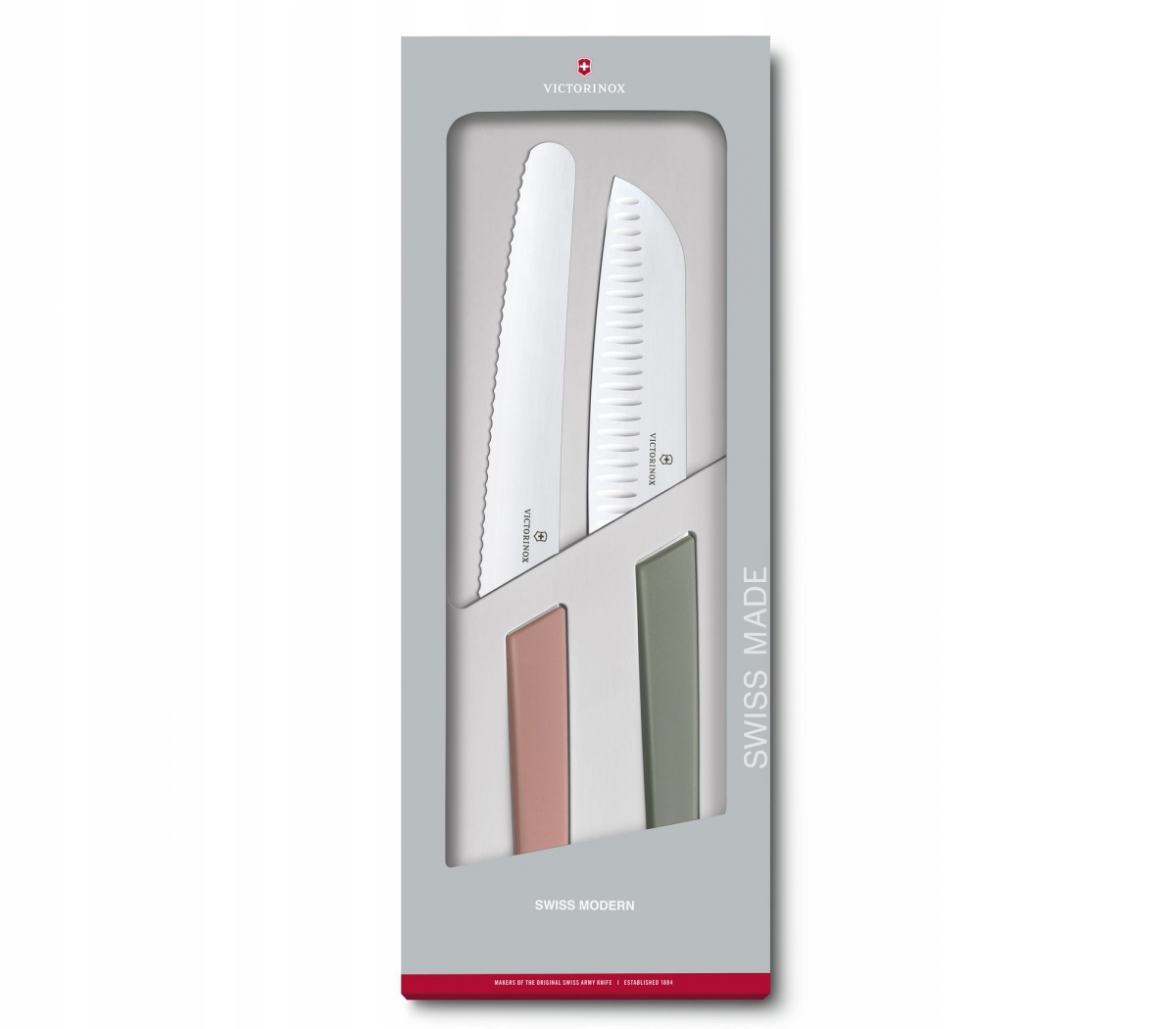 Sada 2 kuchynských nožov Swiss Modern Victorinox farebná 6.9096.22G
