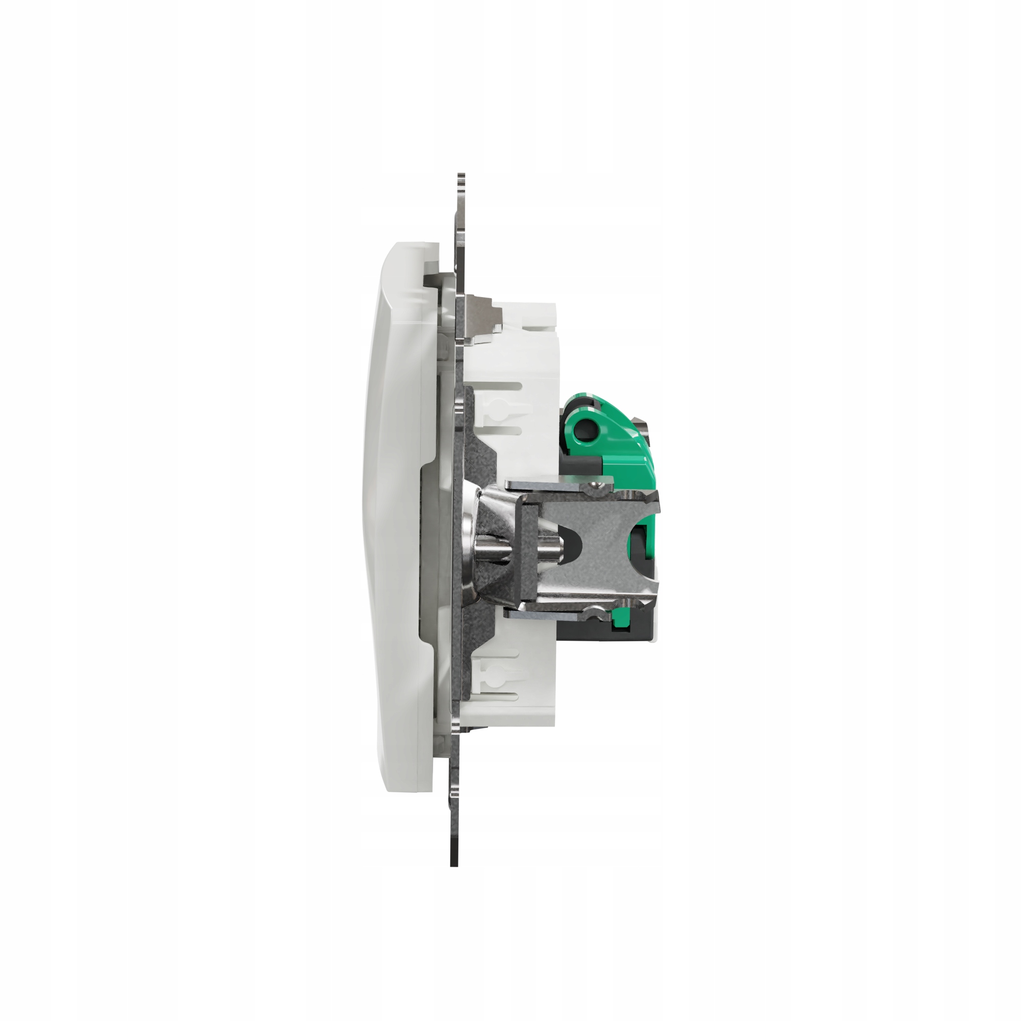 Gniazdo komputerowe pojedyncze RJ45 kat.5e, białe, Sedna Design&Elements Przeznaczenie Internetowe