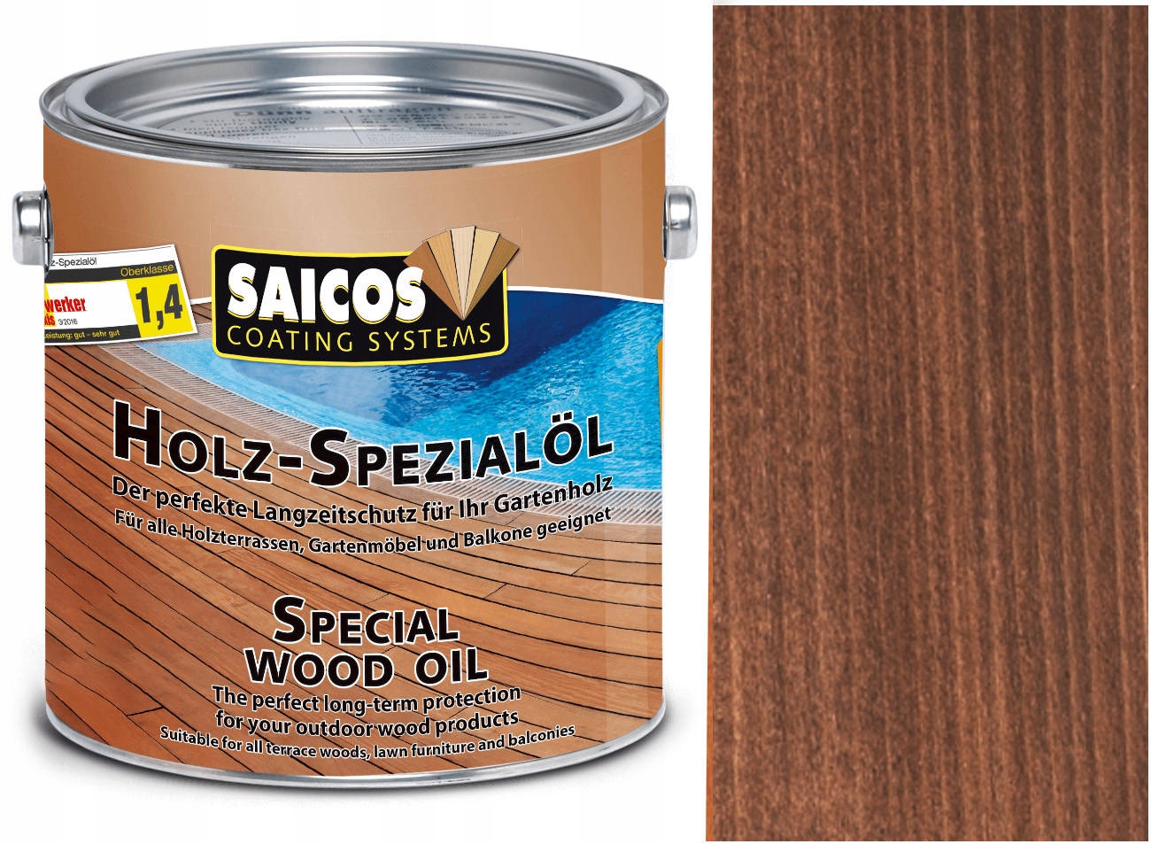 Saicos olej na terasu Bangkirai 0113 2,5L