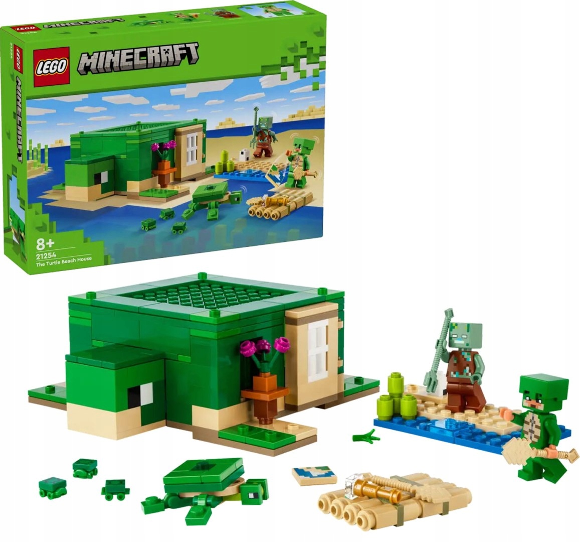 21254 Lego Minecraft Domeček na pláži pro želvy