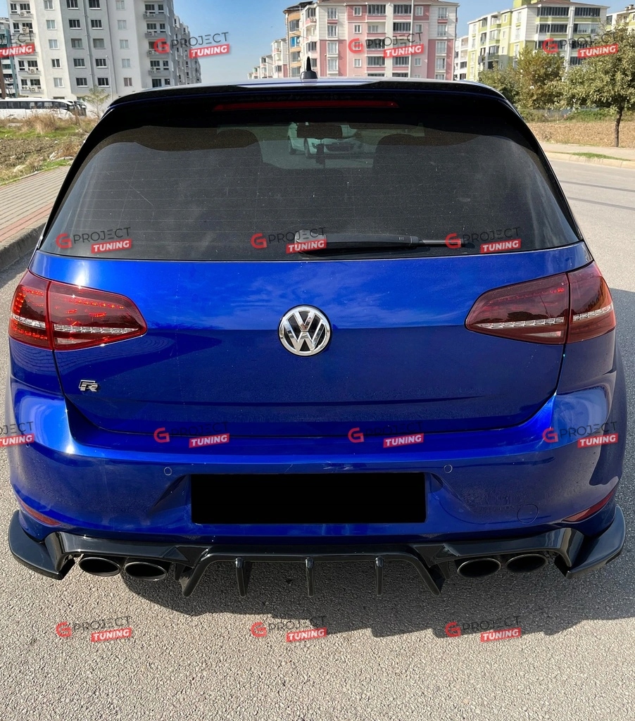 Splittery boczne zderzaka tylnego do VW GOLF VII 2013-2016 czarny połysk Producent części Inny