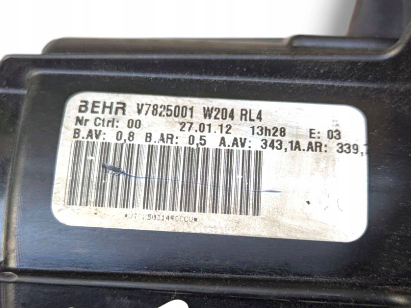 ventilátor klími Mercedes-Benz C W204 facelift S204 2012 A2128200808