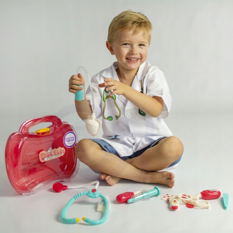 WOOPIE Zestaw Lekarski Mały Lekarza Doktor w Walizce + Akc. Płeć dziewczynki