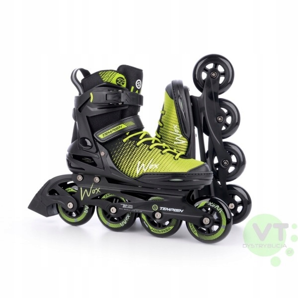 TEMPISH rolki WOX 84mm 85A ABEC 7 42 26,5 cm płoza ALU