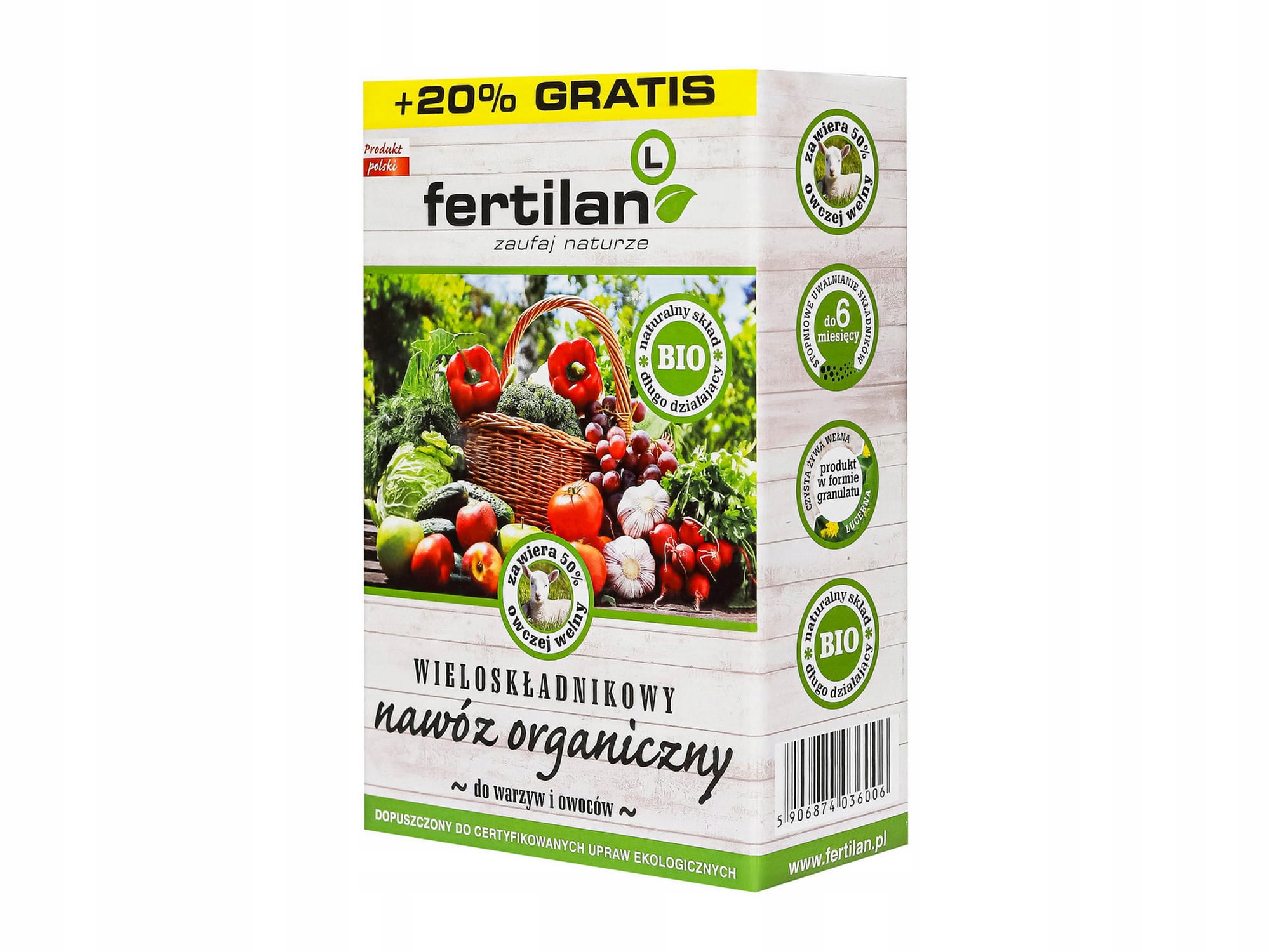 

Fertilan Nawóz do warzyw i owoców 1,2 kg