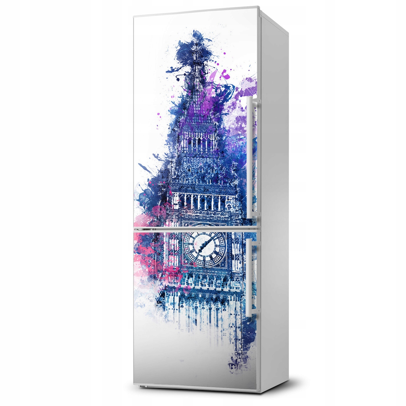 

Naklejka Magnes na lodówkę Kolorowy Big Ben 60x180