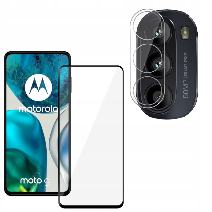 Szkło 5D +szkło Na Obiektyw Do Motorola G82 5G G52