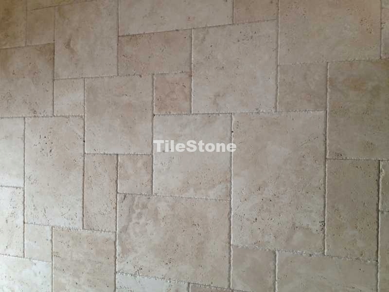 Płytki Trawertyn Light Premium 40,6cm x 61cm krawędź dłutowana Długość 61 cm