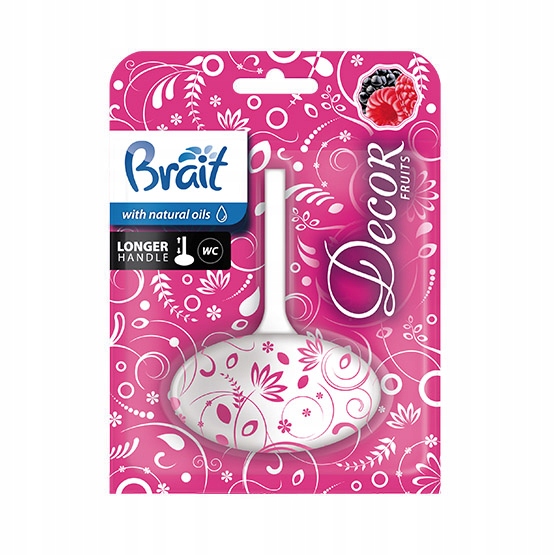 

Brait Kostka Toaletowa Decor Fruits 40g Różowa