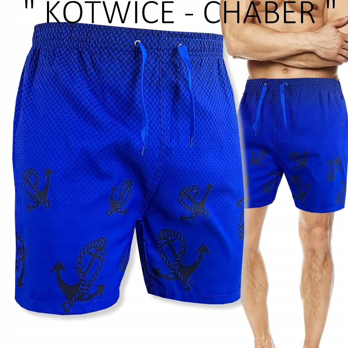 MĘSKIE SPODENKI KĄPIELOWE SZORTY DO PŁYWANIA SPODNIE KĄPIELÓWKI #3XL KTW Rozmiar 3XL