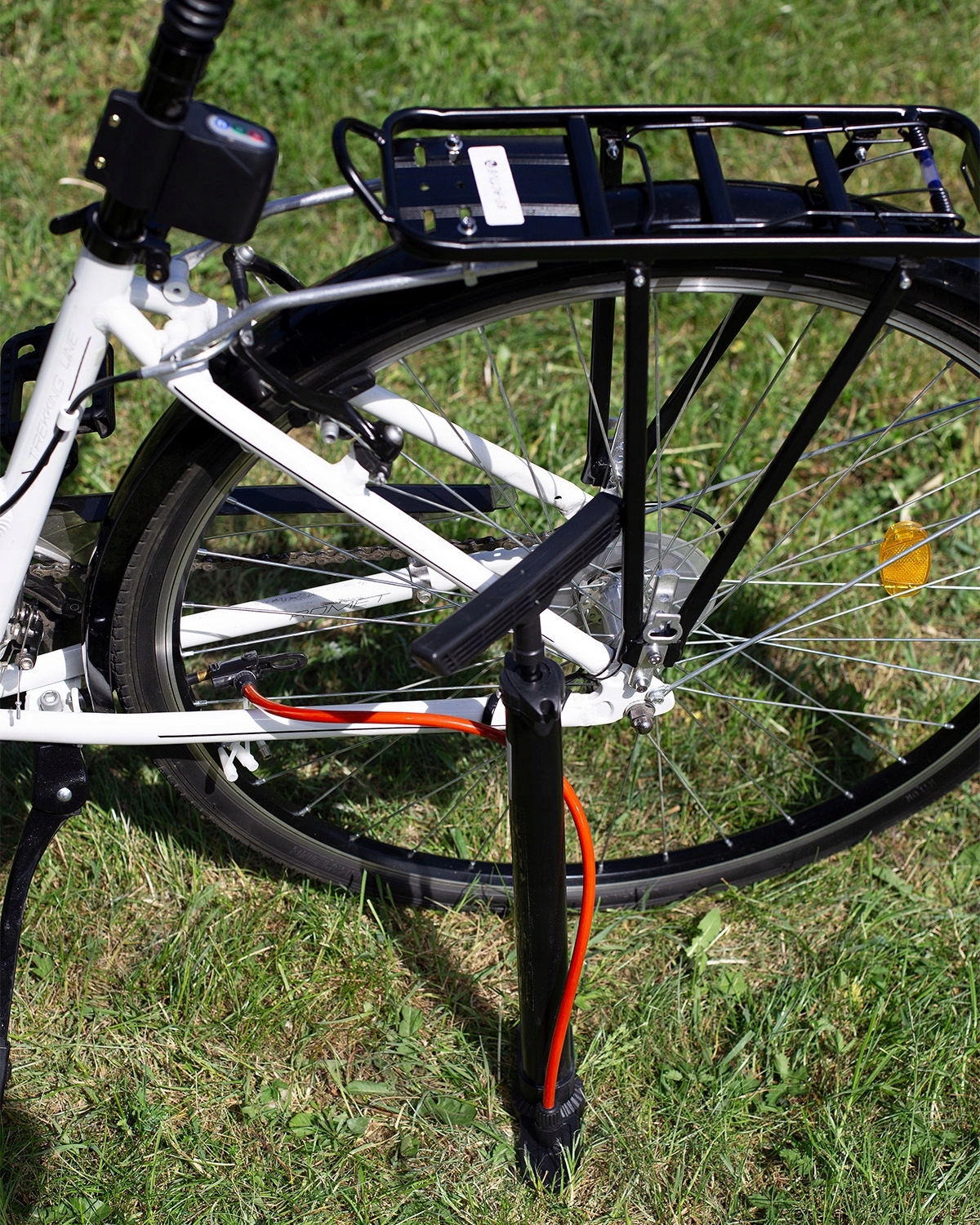 Pompka rowerowa podłogowa do roweru piłki materacy — 19