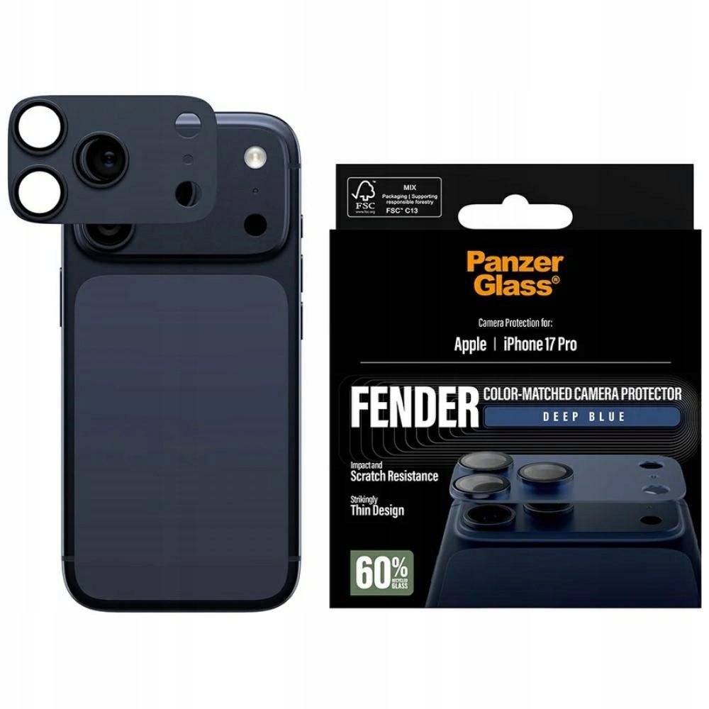 Tvrzené sklo na objektiv PanzerGlass Fender Protector pro iPhone 17 Pro