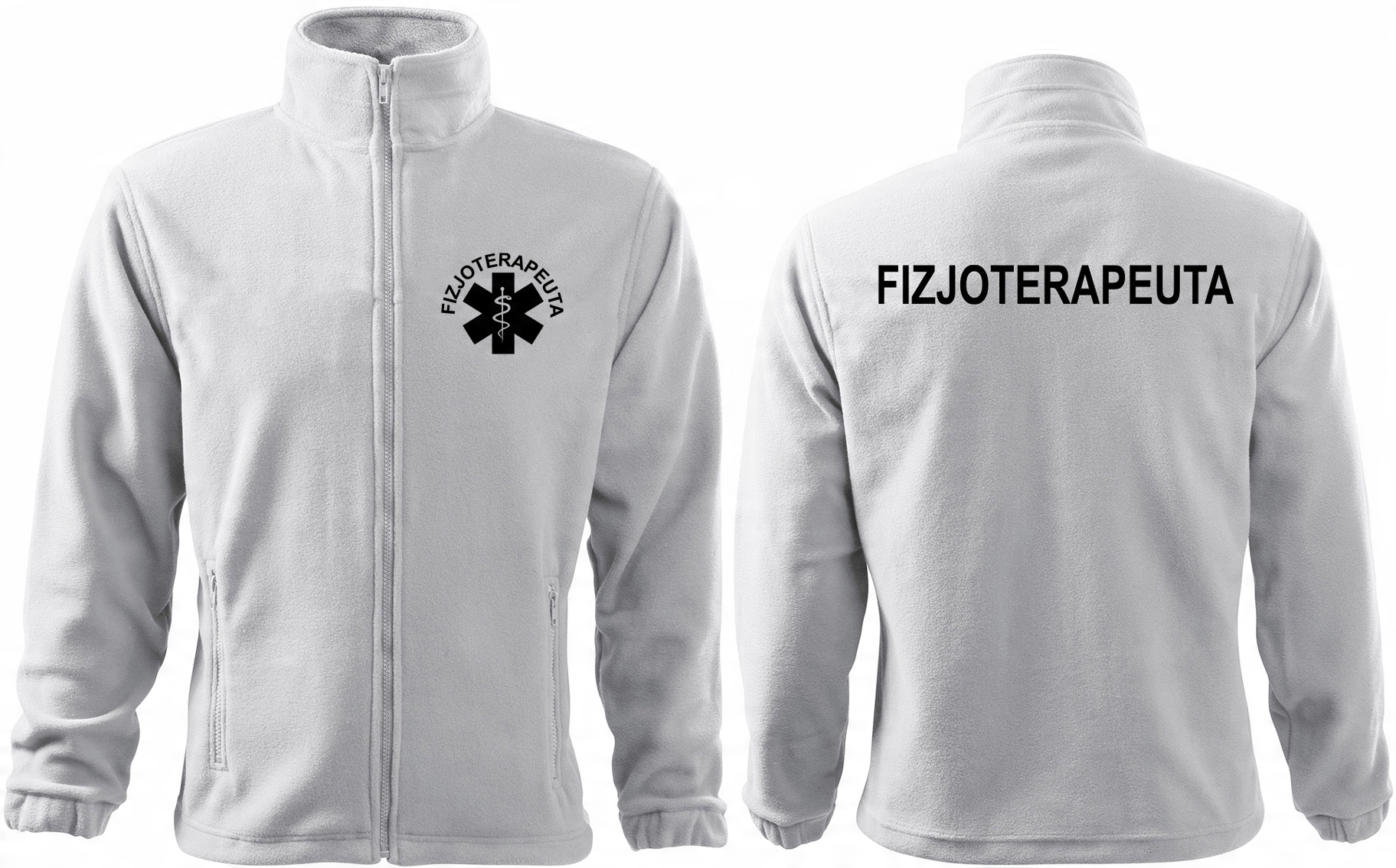 

Polar medyczny Haft Fizjoterapeuta męski Xs biały