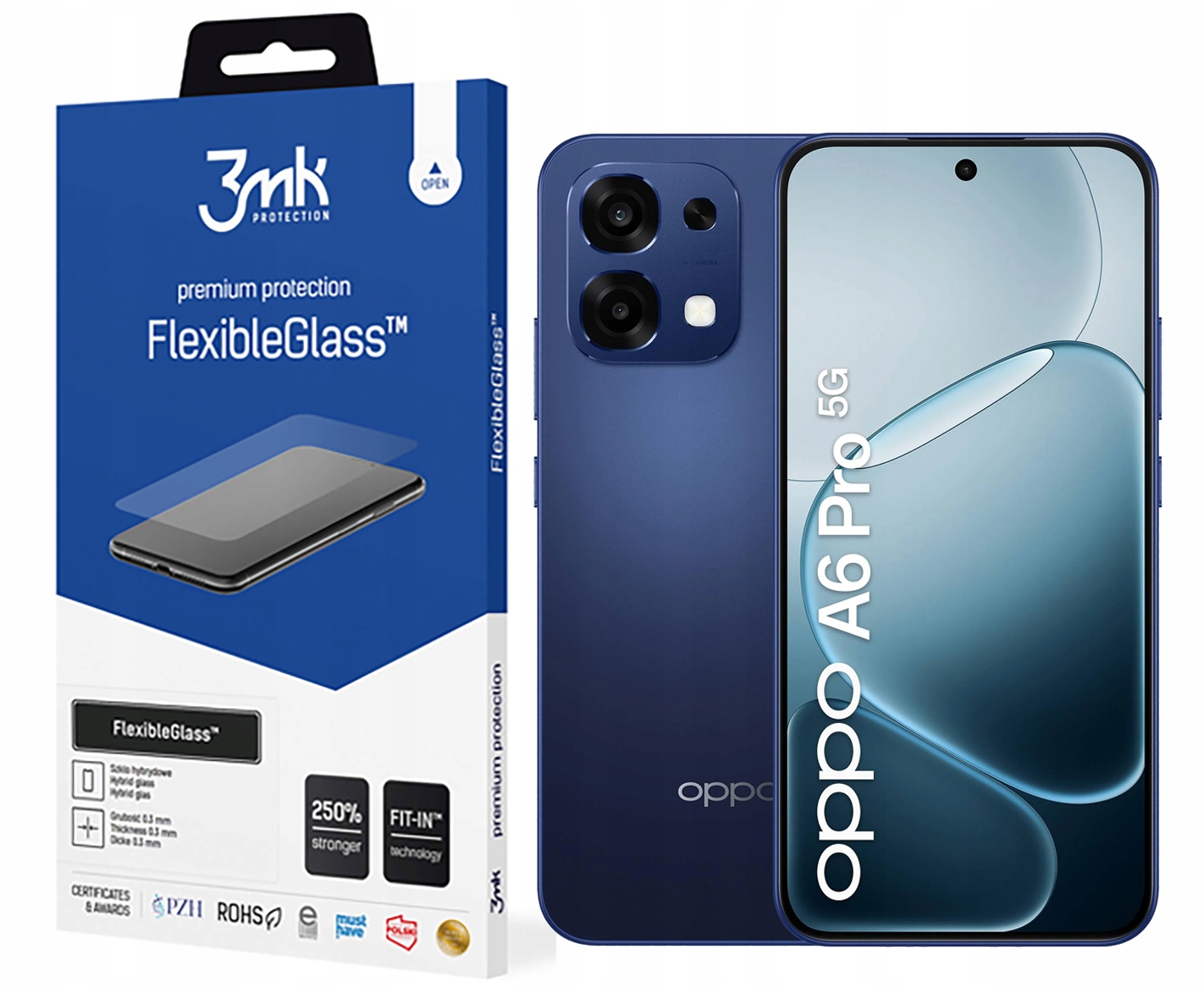 3MK Hybridné sklo FlexibleGlass pre Oppo A6 Pro 5G CPH2781