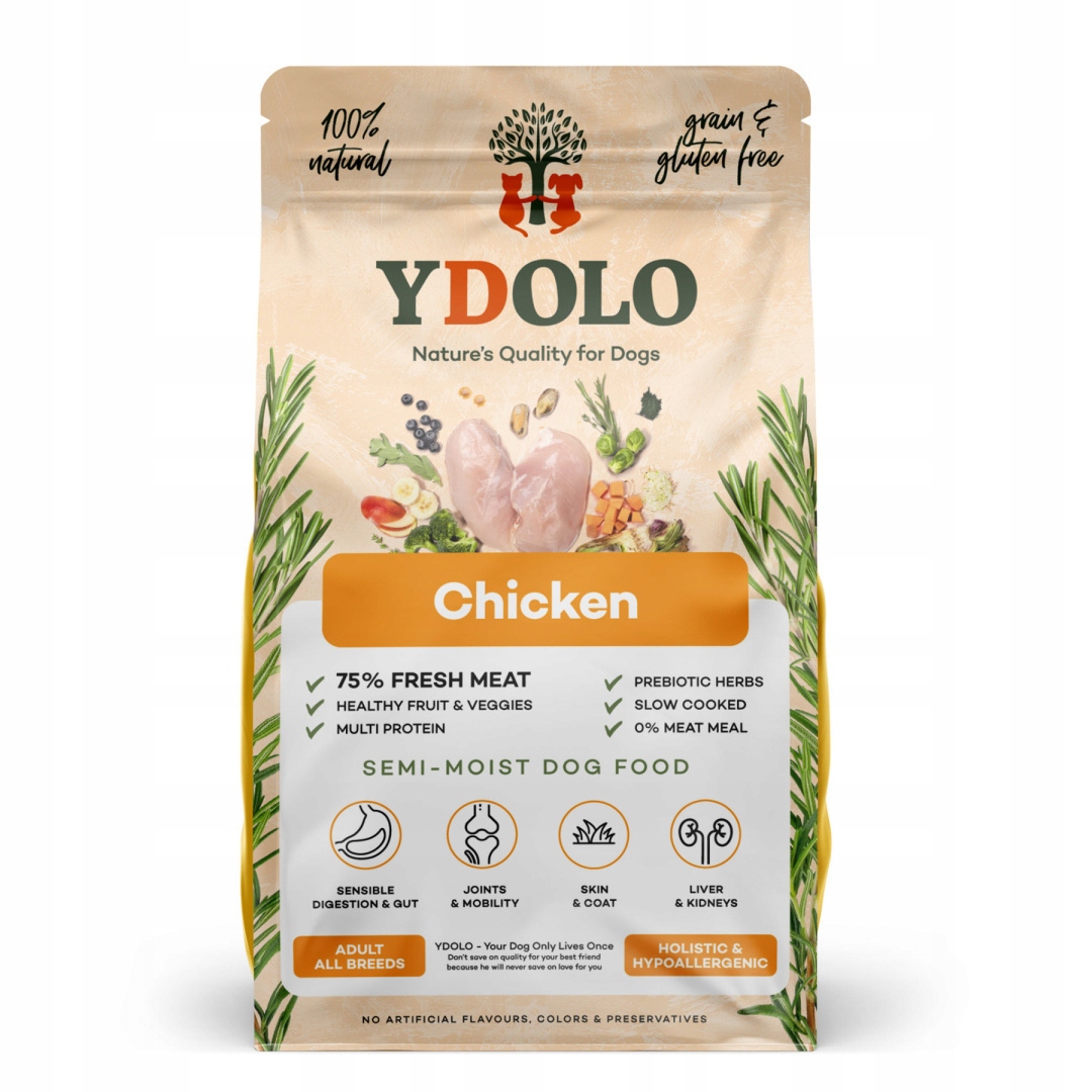 Levně Ydolo Chicken Krmivo pro psa Kuřecí ryby 10 kg