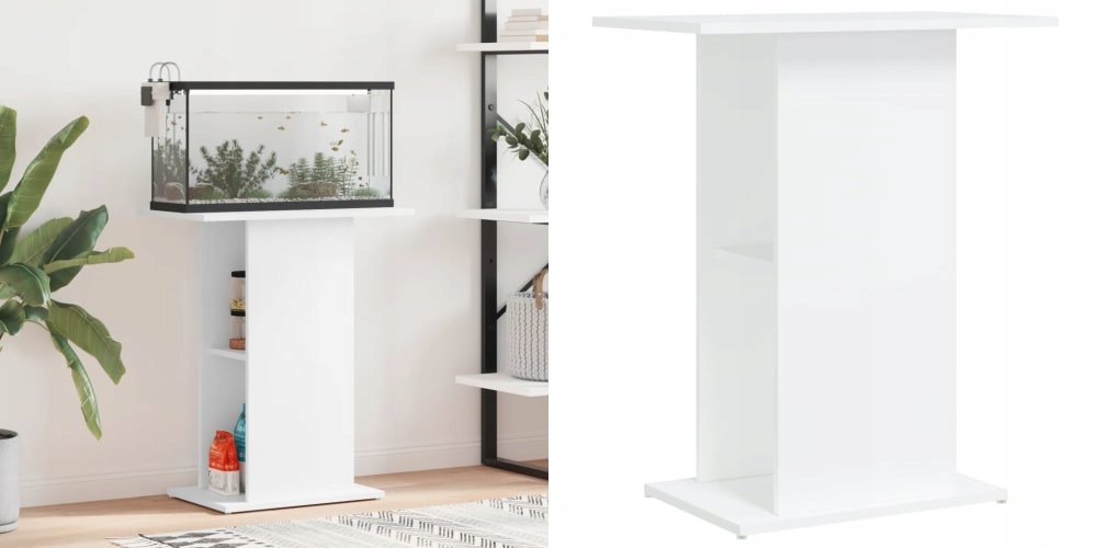 Levně Bílá 60, Skříňka pod akvárium, 5x36x72, 5 cm