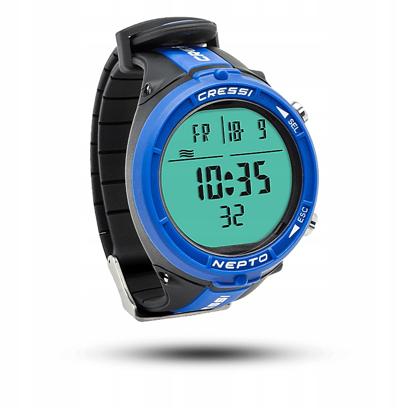 Počítač Potápěčské hodinky Cressi Nepto Blue do 120 m KS841020
