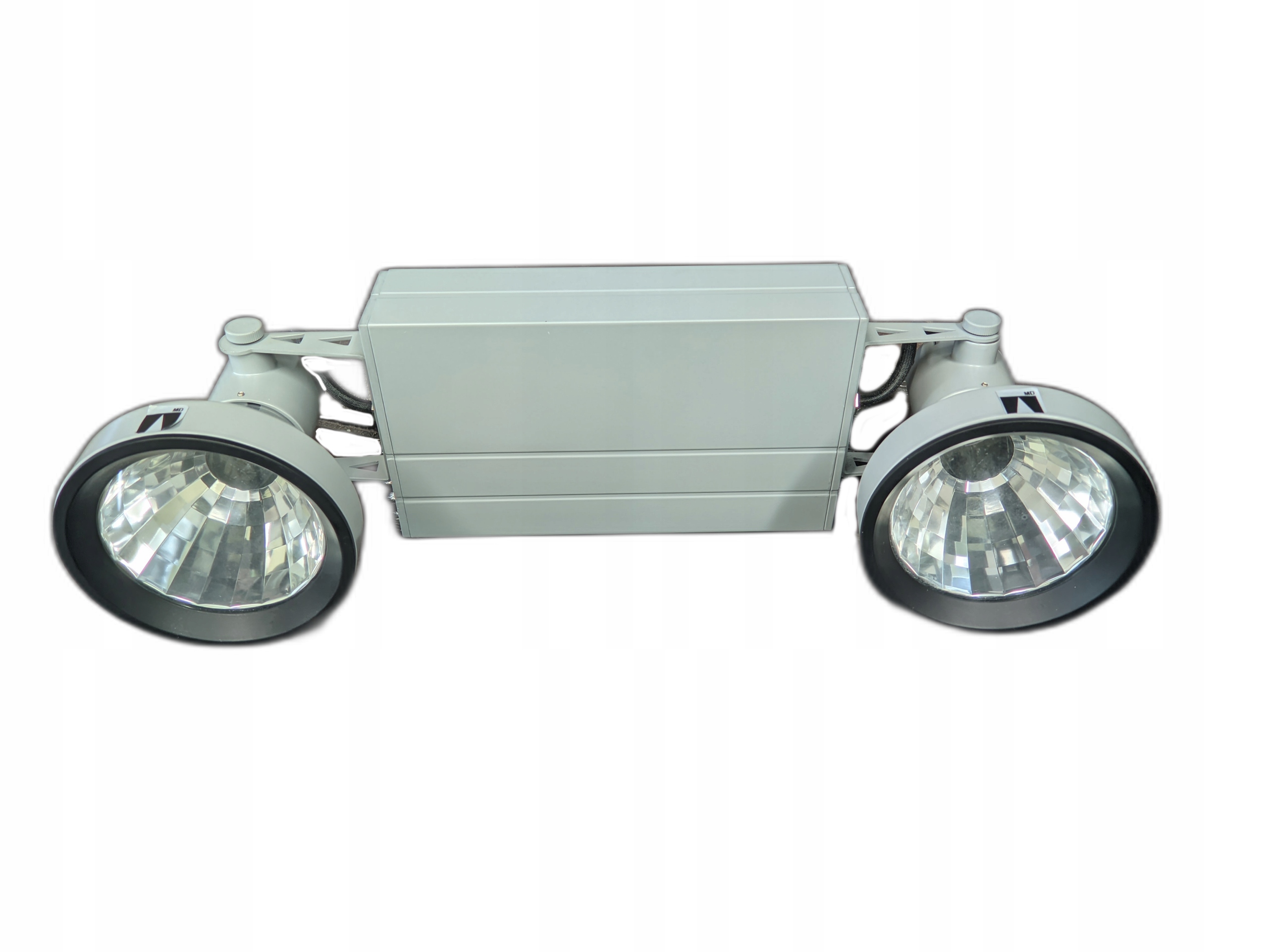 Stropní Svítidlo Nástěnná Lampa Dvojitý Spot Pohyblivý Reflektor Šedá G12 Cdm-t 70W