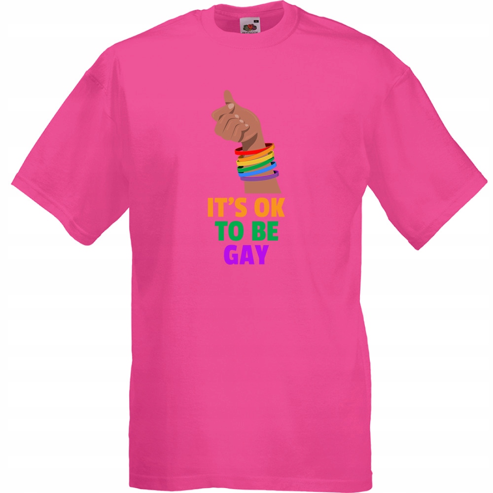 

Koszulka its ok to be gay Lgbt S fuksja
