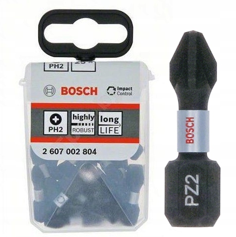 

Bosch Pro Bity Impact Control Do Wkręt. PZ2 25SZT.