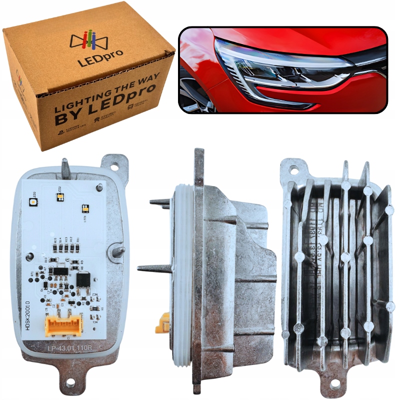 Moduł jeż LED DRL LED światła dziennego Renault Megane IV prawy 285753299R