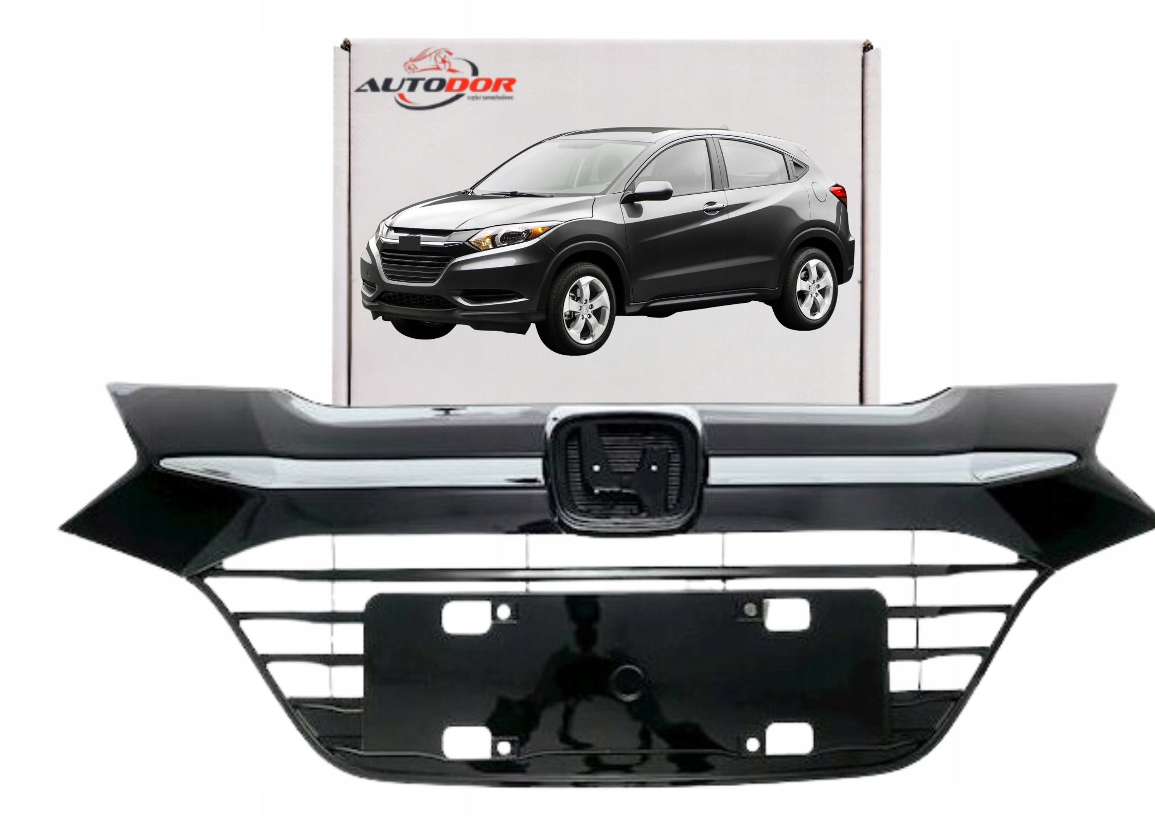 Honda Hr-v 2015- Atrapa Mřížka Gril Černá Lesk Přední Část Nová 71121T7JH00