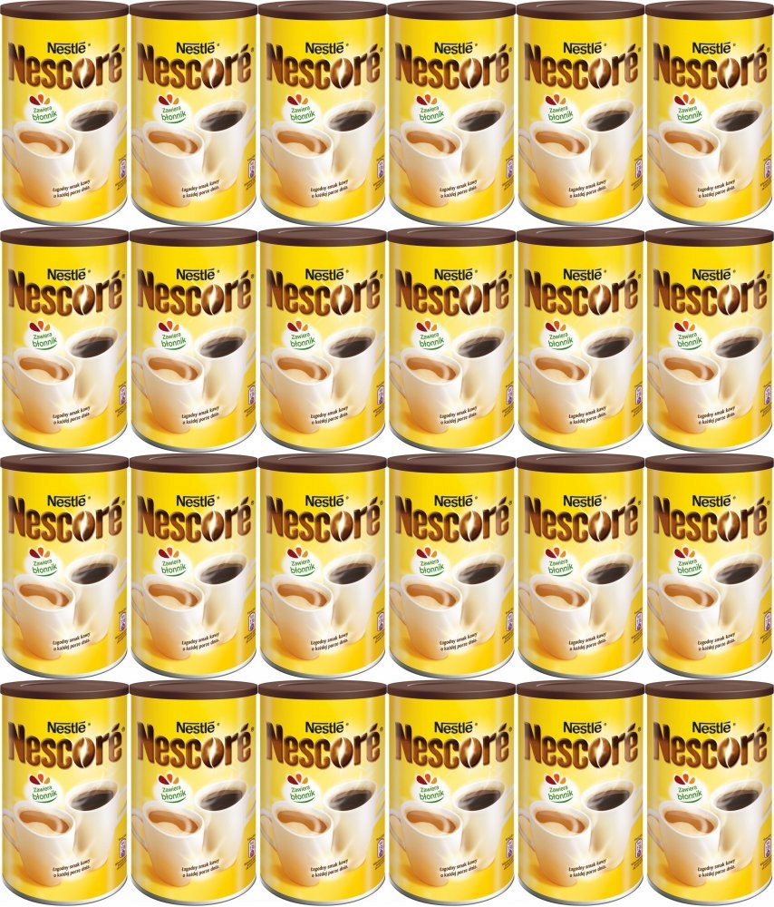 Kawa rozpuszczalna Nestlé Nescore z magnezem puszka 260g x24