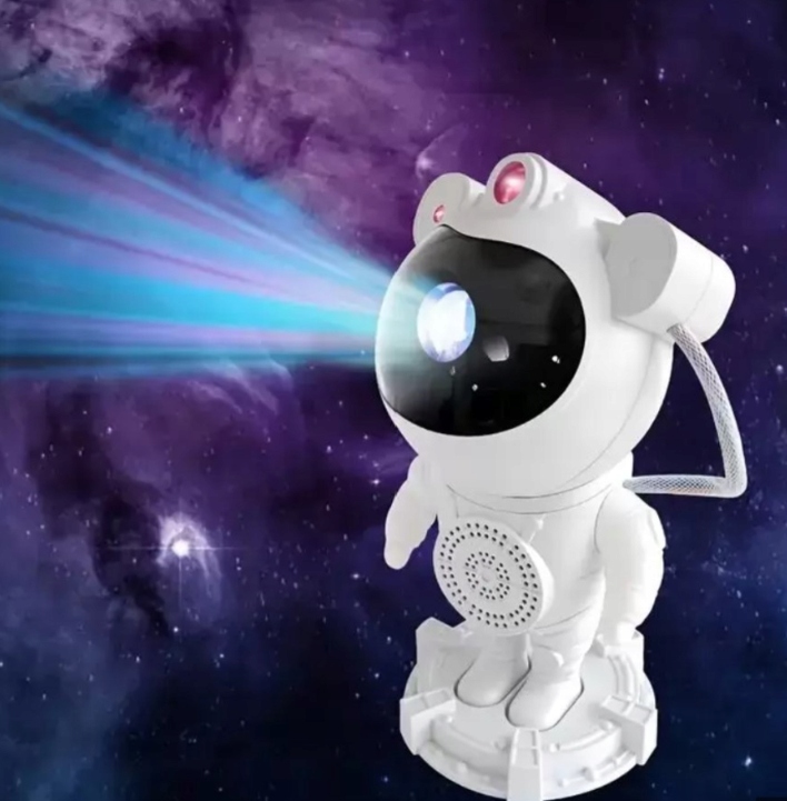 Projektor Astronauta Gwiazd Galaktyki Z GŁOŚNIKIEM Bluetooth Lampka Nocna Marka EnergoDom