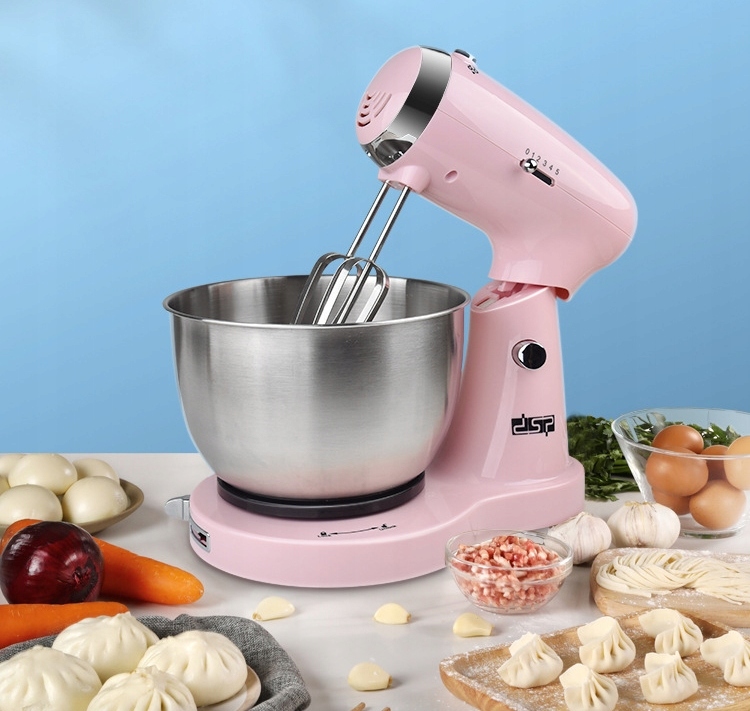 MIKSER PLANETARNY ROBOT KUCHENNY DSP AMBIANO 3,2 L 350W STALOWY RÓŻOWY Tryby pracy brak