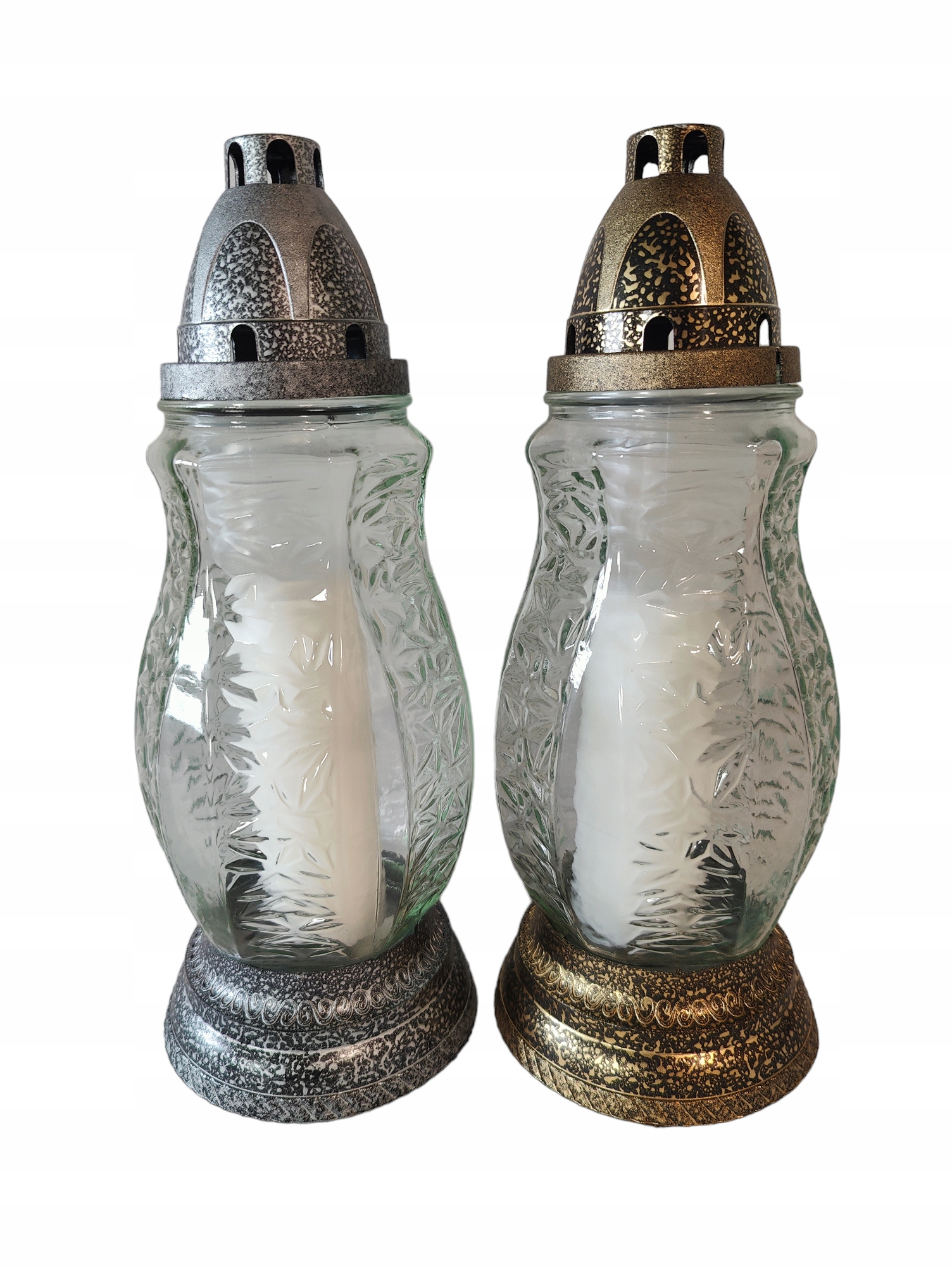 ZNICZE SZKLANE NA GRÓB ZNICZ DUŻY 30 CM Kod producenta Z-435