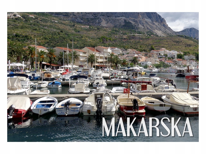 

Makarska Masyw Biokovo Magnes na lodówkę