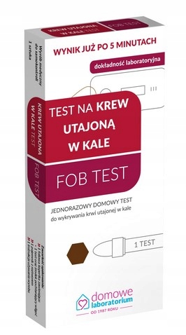 

Fob Test na krew utajoną w kale 1 sztuka