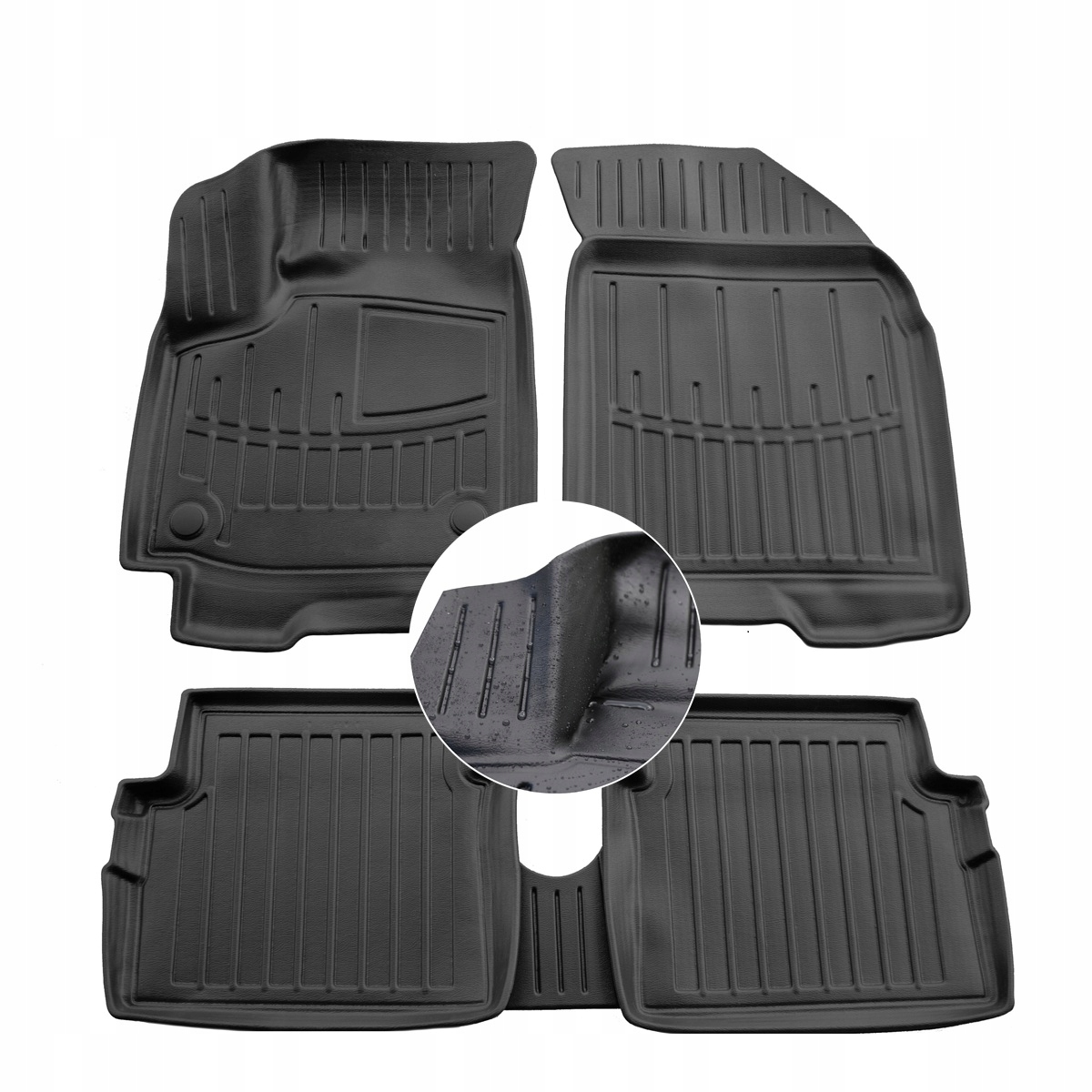 Gumové stěrače Chevrolet Aveo T250 2005-2011 Korytka Ud