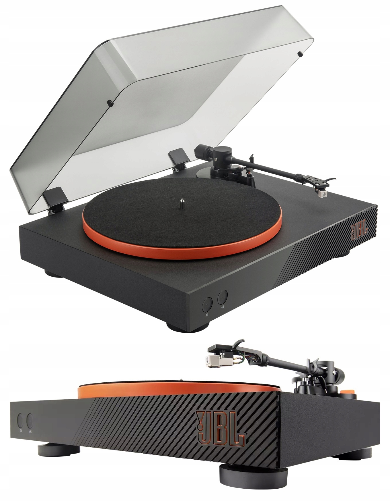 Gramofon z Bluetooth Jbl Spinner Bt czarno-pomarańczowy