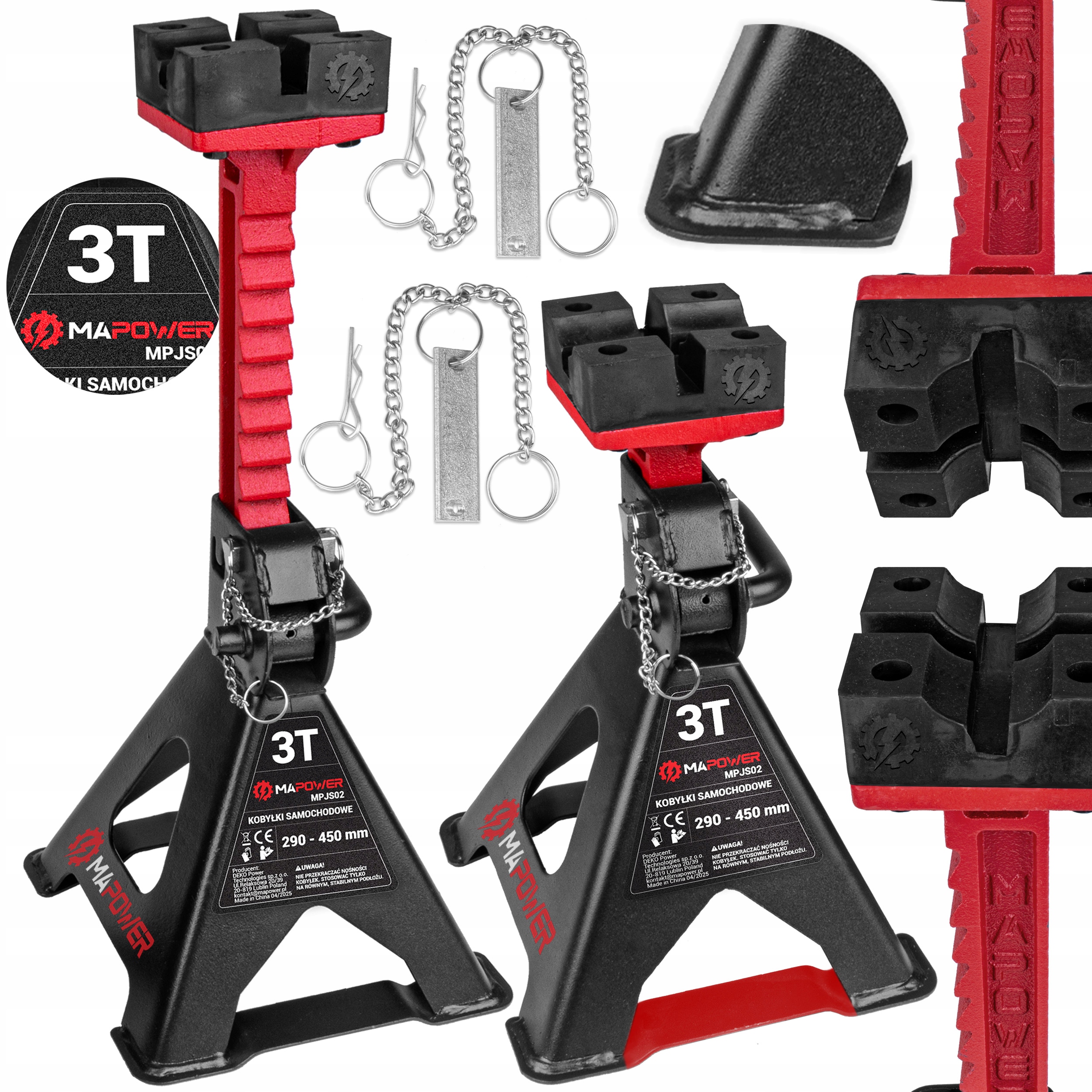 Kozlíky Pod Auto Dílenské Podpěry Podstavce Zámek [3T] 2KS Mapower