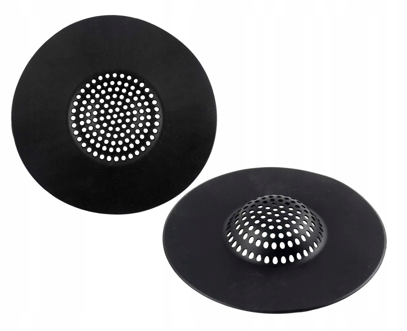 Sitko silikonowe do zlewu wanny umywalki filtr Altom Design czarne 12 cm