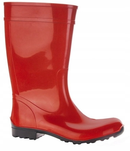 Kalosze Damskie Czerwone Lemigo Stylowe Modne 41 Ocieplenie nie