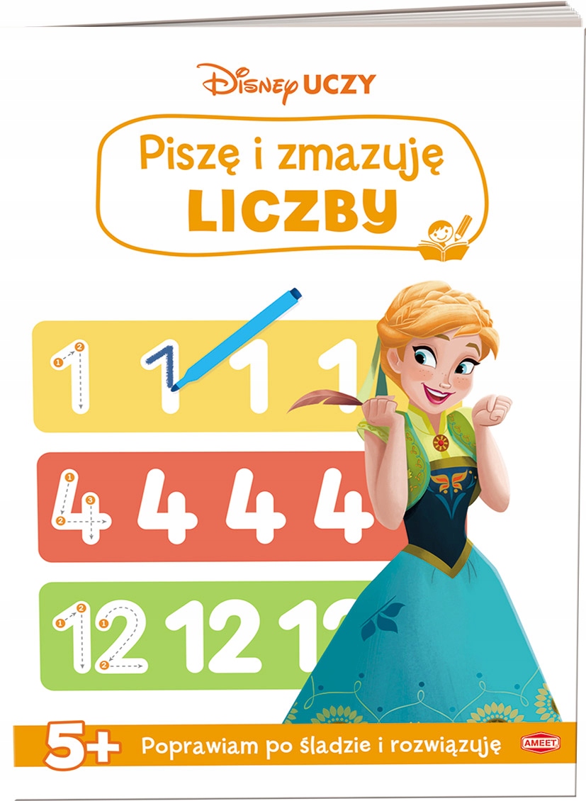 Disney uczy Kraina Lodu Piszę i zmazuję liczby KD