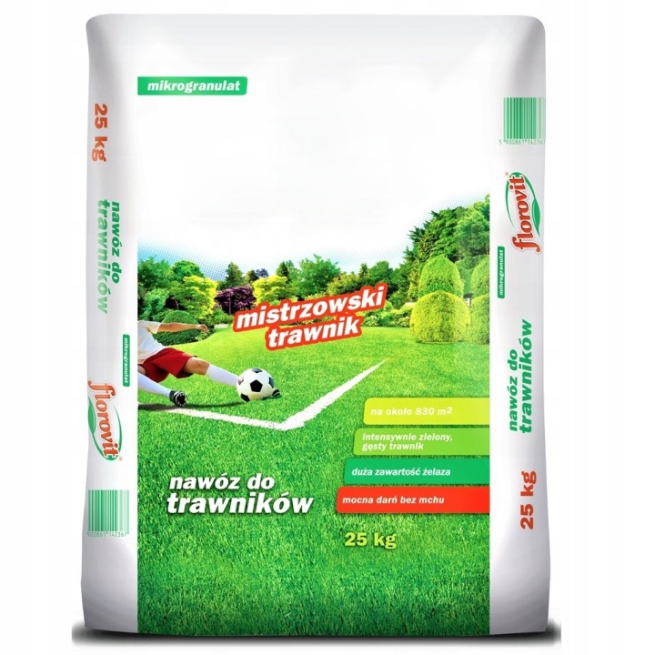 Nawóz Mistrzowski Trawnik 25kg Wiosenny Do Trawy Antymech Na 830m2