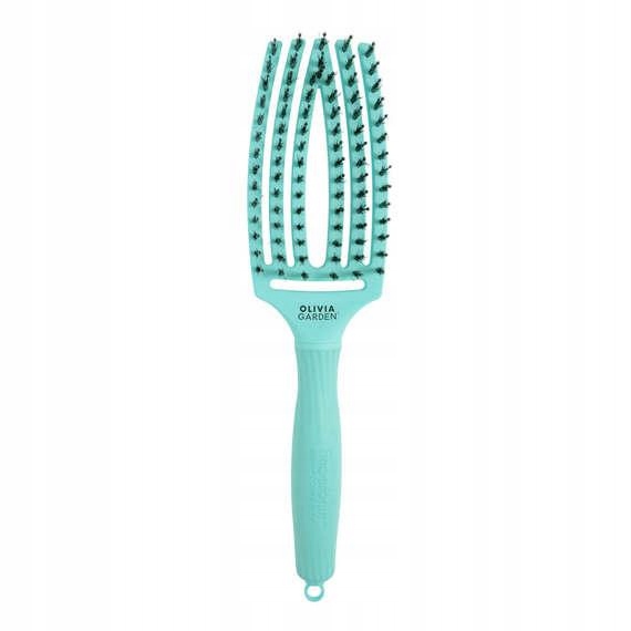 Olivia Garden Fingerbrush Kartáč na vlasy Mátová střední barva