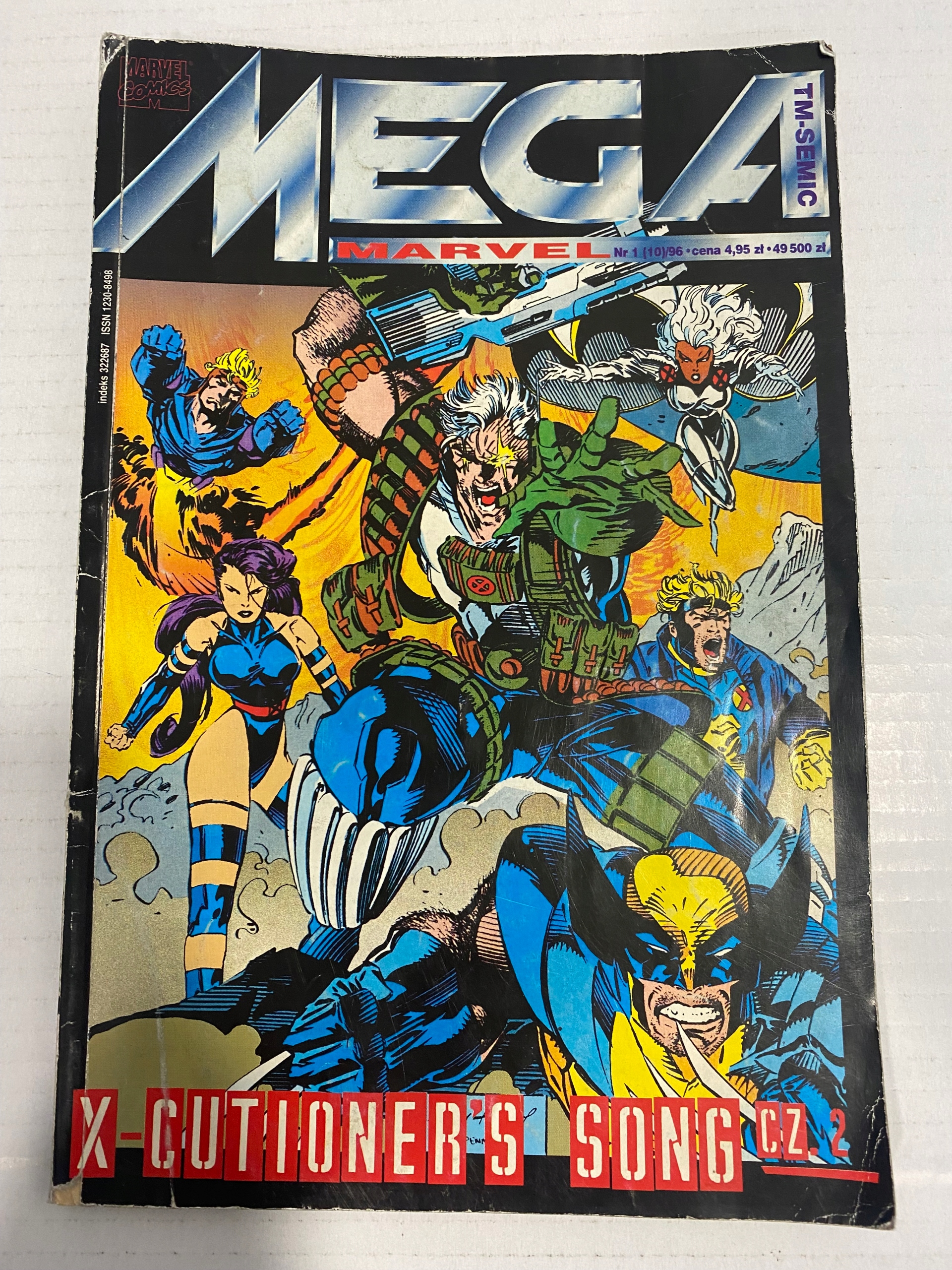 Mega Nr 1 (10)/96 X- Cutioner's Song cz 2 ISBN 8603740760870