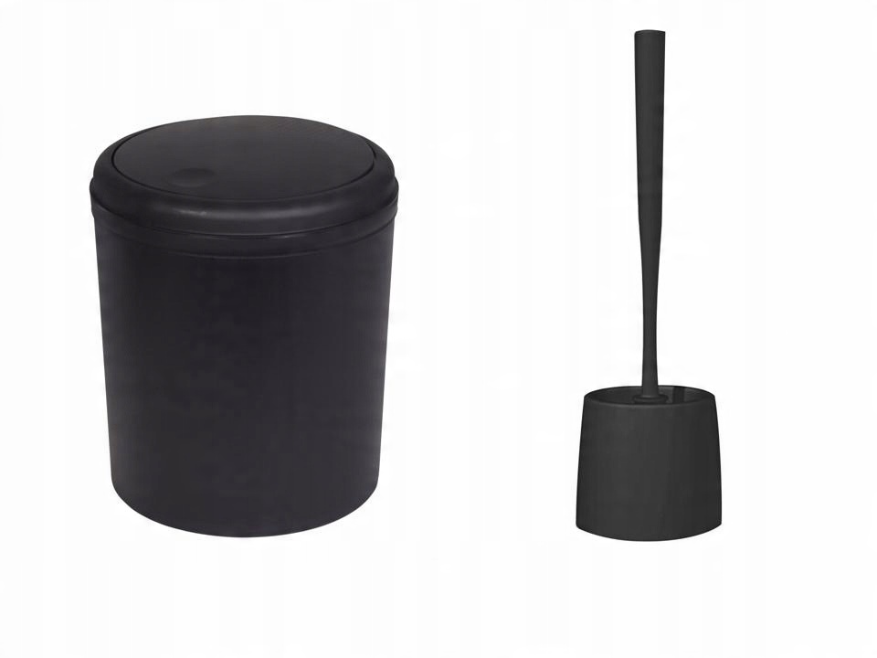

Kosz 5l +szczotka Wc tworzywo sztuczne czarny