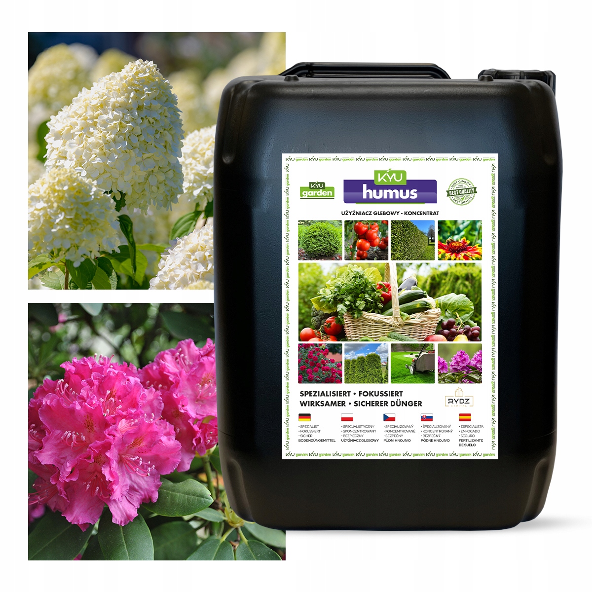 Hnojivo pre rododendrony hortenzie Azalky Prírodné Organické Kyu Humus 20L