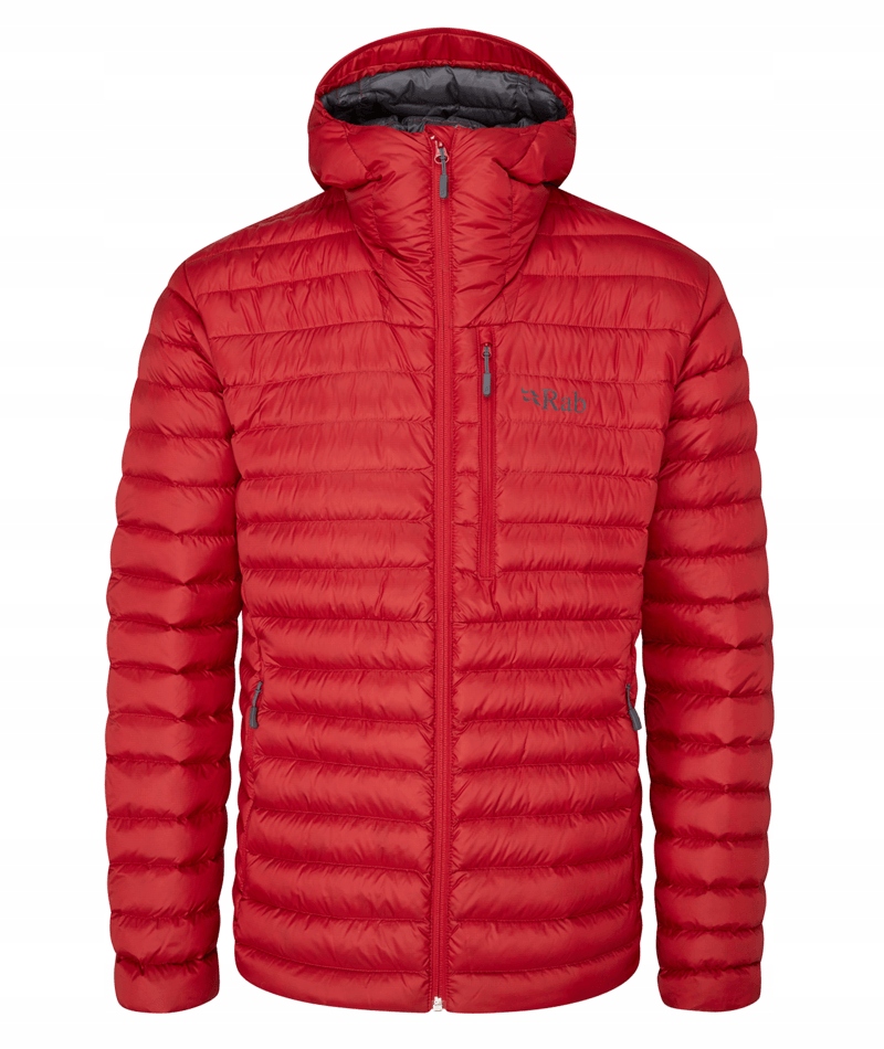 Kurtka Męska Rab Microlight Alpine ascent red - L