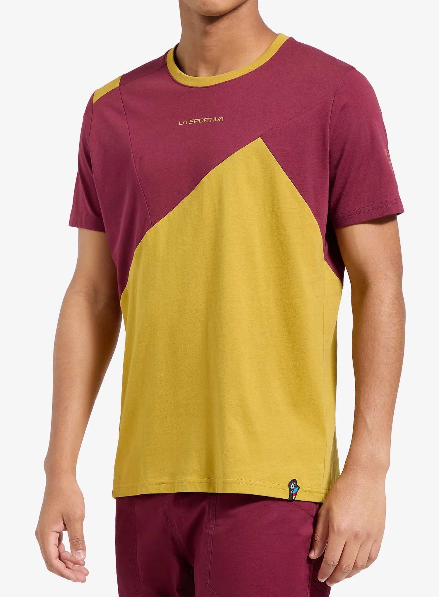 Bavlněné tričko La Sportiva Dude T-Shirt savana/redwood M