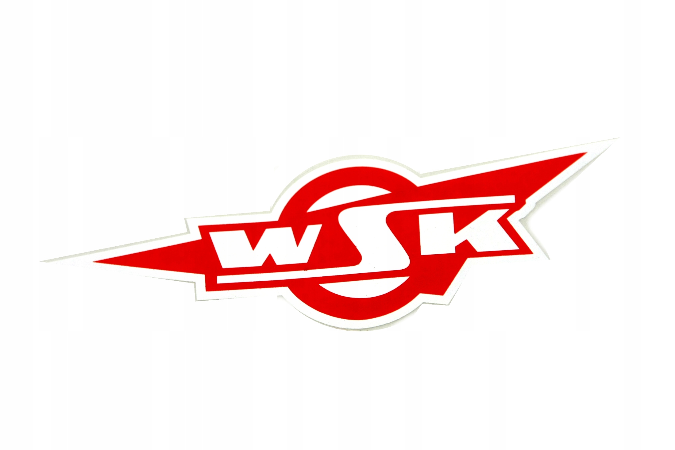 

Naklejki nalepki na bak Wsk Czerwona prawa/lewa kp
